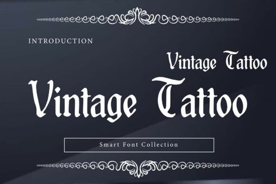 Vintage Tattoo Font